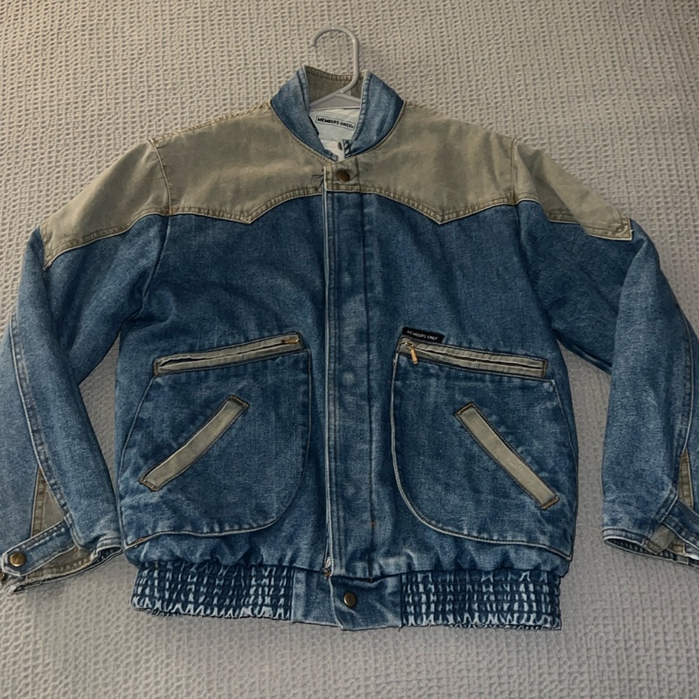 Vintage Members only denim jacket